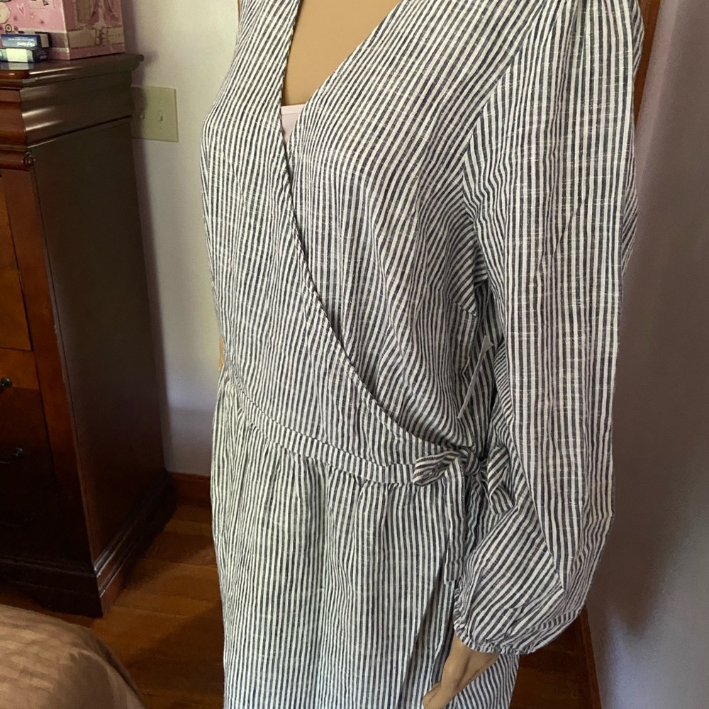 Very nice crossover stripes dress - Picture 4 of 6